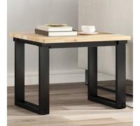 mtlskopl Plateau de table en bois d'acacia - 50 x 50 x 2 cm - Carré - Design moderne en bois massif - Pour salle à manger, cuisine, balcon, table basse