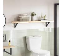 mtlskopl Plateau de table en bois massif 160 x 30 x 4 cm en bois d'acacia non traité, plateau de table rectangulaire, robuste et durable, pour cuisine, salle à manger, balcon, bureau, projet de