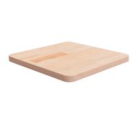 mtlskopl Plateau de table en chêne - 40 x 40 x 2,5 cm - En bois massif non traité - Pour table basse, balcon, table d'appoint, cuisine, salle à manger
