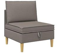 mtlskopl Pouf avec espace de rangement, tabouret rembourré carré avec compartiment caché, ottoman moderne comme repose-pieds ou siège, tabouret de salon en tissu, stable