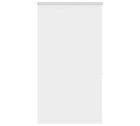 mtlskopl Store de douche blanc avec cassette - 120 x 240 cm - PEVA imperméable - Mécanisme à roulettes peu encombrant - Connecteur de chaîne sûr pour les enfants - Design moderne pour salle humide