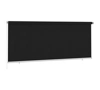 mtlskopl Store extérieur noir 350 x 140 cm en polyéthylène haute densité 90 % protection UV balcon brise-vue sans perçage design moderne robuste pour jardin, terrasse, pergola