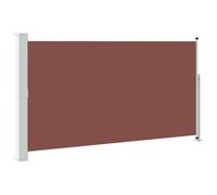 mtlskopl Store Latéral Rétractable 170x300 cm, Auvent de Balcon Marron | Écran occultant rétractable pour balcon et terrasse. Protège efficacement du soleil bas et du vent. Structure en acier.
