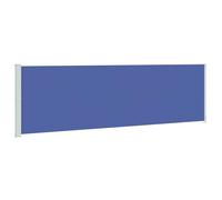 mtlskopl Store Latéral Rétractable de Jardin 180x600 cm, Brise-Vue Enroulable Extérieur pour Terrasse, Balcon et Patio, Cloison Séparatrice en Polyester et Acier, Bleu