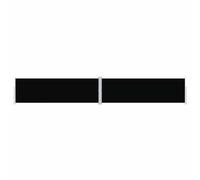 mtlskopl Store Latéral Rétractable Double Noir 160x1000 cm