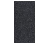 mtlskopl Tapis anti-salissures 100 x 200 cm anthracite 70 % polypropylène / 30 % polyester dos gel pour entrée cuisine, salon, chambre à coucher bureau