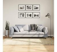 mtlskopl Tapis shaggy Pamplona doré - 140 x 200 cm - Moderne et doux - En 100 % polypropylène - Certifié Oeko-Tex - Pour salon, chambre à coucher, couloir