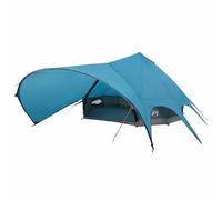mtlskopl Tente Teepee pour 9 personnes, grande tente 502 x 502 x 297 cm, tente familiale avec séparateur de pièce et ventilation, bleu/gris, pour camping et extérieur