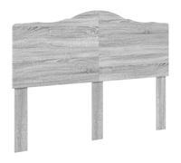 mtlskopl Tête de lit 150 cm en bois Sonoma gris - Design moderne avec rembourrage mural - Robuste et durable - Pour chambre à coucher, chambre d'amis, chambre d'adolescent