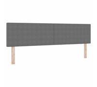 mtlskopl Tête de lit 180 cm en velours côtelé gris clair réglable en hauteur 78/88 cm Design moderne Rembourrage en mousse confortable Pin massif et matériau du bois pour chambre à coucher Durable