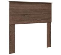 mtlskopl Tête de lit - 78 x 90 cm - Aspect chêne marron - En bois durable - Lignes épurées - Nettoyage facile - Montage en quelques minutes - Pour chambre à coucher et chambre d'amis