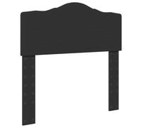 mtlskopl Tête de lit aspect chêne noir 90 cm - Design moderne et fin - Durable - Facile d'entretien - Montage en quelques minutes - Pour chambre à coucher, chambre d'amis, chambre d'adolescent