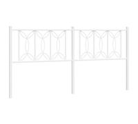 mtlskopl Tête de lit de 180 cm en acier - Design moderne en métal - Pour matelas de 180 cm de large - Dossier robuste - Montage avec vis M6 - Pour chambre à coucher, chambre d'amis
