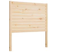 mtlskopl Tête de lit en pin massif 81 x 4 x 100 cm Design à lattes moderne Tête de lit pour chambre à coucher et chambre d'amis Bois non traité Dossier robuste pour lire