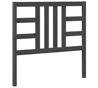 mtlskopl Tête de lit grise 106 x 100 cm en pin massif - Design moderne - Aspect bois robuste - S'adapte à n'importe quel lit - Sans tête de lit - Pour chambre à coucher, chambre d'adolescent, chambre