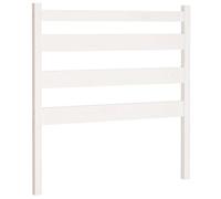 mtlskopl Tête de lit latte blanche 106 x 4 x 100 cm en pin massif design moderne dossier chambre compatible avec son propre cadre de lit