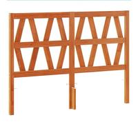 mtlskopl Tête de lit pour lit de 160 cm en pin massif marron ciré 165,5 x 100 cm Design moderne Bois robuste pour chambre à coucher