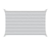mtlskopl Voile d'ombrage à angle droit - 4 x 2,5 m - En polyester Oxford - Ombrage - Pour terrasse, jardin, balcon et piscine - Cordes de fixation incluses - Gris clair et blanc