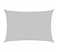 mtlskopl Voile d'Ombrage Rectangulaire 4,5x3,5 m Polyester Gris Clair