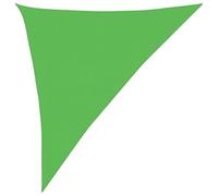 mtlskopl Voile d'ombrage triangulaire - 3 x 4 x 5 m - En polyéthylène haute densité - 160 g/m² - Pour jardin, terrasse et balcon - Perméable au vent, pare-vent, séparateur de pièce - Vert clair