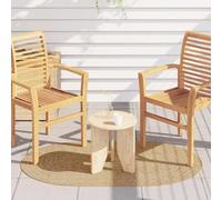 mtlskopl ZIZUR Tapis d'extérieur ovale en polypropylène résistant aux intempéries, design moderne, robuste et facile d'entretien, pour balcon, terrasse, jardin, salon, couloir - Marron - 150 x 80 cm