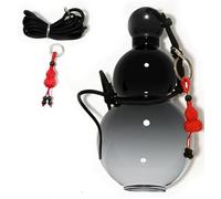 mtlsttbd Bouteille d'eau de sport d'inspiration rétro chinoise 800 ml pour salle de sport, noir M-YTH Monkey King Game Fan