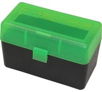 MTM 50 Boîte de munitions rondes pour fusil 270 Win 280 Rem 30-06 Vert clair