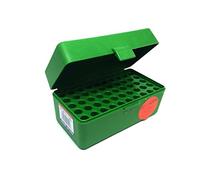 MTM 50 Round Flip-Top Rifle Ammo Box WSSM, 500 S&W (Green)