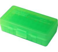 MTM - Boîte à munitions rondes Cal 50 380/9 mm P50-9M (vert transparent)