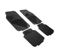 MTM Detroit Lot de 4 Tapis de Sol universels en Caoutchouc et Moquette