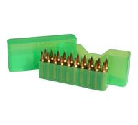 MTM J20-MLD Vert Transparent Boite de Rangement pour 20 Cartouches