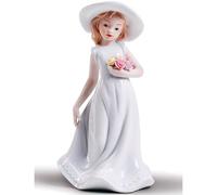 MTME Figurine en porcelaine, Thinking of You, souvenirs, cadeaux de mariage, statue décoration d'intérieur