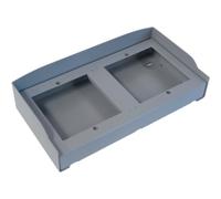 MTMSP1M2 - Boîtier à fixer au mur avec visière pour 1 module x 2 CAME 60020430