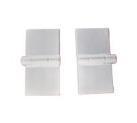 MTMXALBBR Charnière de fenêtre pivotante Horizontale 5, Pouces, Installation Rapide, en Alliage d'aluminium avec Cache(Wit)