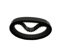 MTMXALBBR Courroie de distribution 2GT, largeur 6 mm, GT2, boucle fermée, périmètre 52 mm à 166 mm, 2M, pièces d'imprimante 3D synchrone leisurely(2GT-86mm)