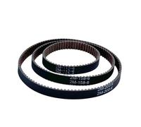 MTMXALBBR Lot de 2 courroies de distribution GT2 6 mm, antidérapantes, boucle fermée, largeur 2GT-188-6 leisurely(2GT-130-6mm)