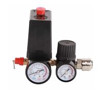 MTMXALBBR Vanne de régulation de pression for compresseur d'air, 4 trous, 1/4 po, régulateur, 90-120 psi leisurely