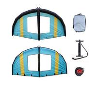 MTNBHH Aile de Vent Gonflable 4 m² 5 m² 6 m², Aile de Kitesurf légère avec Double système de gonflage, cerf-Volant Portable en Aluminium for Jeux terrestres, Neige et Eau(6㎡)