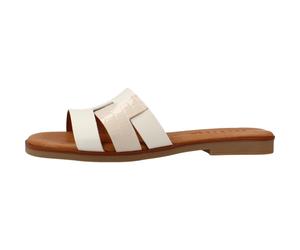 Mtng - 54181 Sandalia Plana - Femme - Chaussures - Blanc - Taille: 38 EU