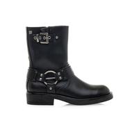 MTNG Bottines Plates Femme Bottines Plates Bruna 59833 Femme | Bottines Plates décontracté | Fermeture avec Fermeture éclair | 58224 | Noir