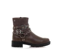 MTNG Bottines Plates Femme Bottines Plates Campa 59452 Femme | Bottines Plates décontracté | Fermeture avec Fermeture éclair | 58239 | Marron