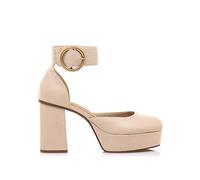 MTNG Chaussures à Talons Femme Chaussures à Talons Sindy 53127 Femme | Chaussures à Talons habillé | Fermeture avec Boucle | 55363 | NAPIRI Beige