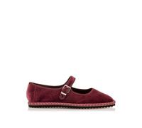 MTNG Chaussures Plates Femme Chaussures Plates FLO 59774 Femme | Chaussures Plates décontracté | Fermeture avec Boucle | 58271 | Rouge