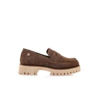 MTNG Chaussures Plates Femme Chaussures Plates Lenox 59370 Femme | Chaussures Plates décontracté | Fermeture avec sans Fermeture- Ouverts | 58283 | Marron