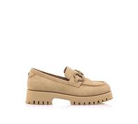 MTNG Chaussures Plates Femme Chaussures Plates Lenox 53238 Femme | Chaussures Plates décontracté | Fermeture avec sans Fermeture- Ouverts | 55287 | Agate Beige