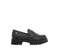 MTNG Chaussures Plates Femme Chaussures Plates Lenox 59370 Femme | Chaussures Plates décontracté | Fermeture avec sans Fermeture- Ouverts | 58284 | Noir