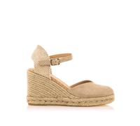 MTNG Sandalias de cuña Mujer Sandalias de cuña Louisa 51987 Mujer | Sandalias de cuña Casual | Cierre Con Hebilla | 56584 | Beige