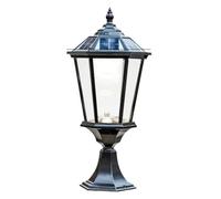 MTNROO Colonne Lumineuse Solaire Crépusculaire Lampes À Stigmates Étanches IP65 Pour Extérieur Lampes Solaires Personnalisées Pour Terrasse Luminaire De Sol Élégant De Style Industriel Pour