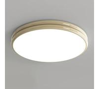 MTNROO Plafonnier Circulaire Moderne Panneau Lumineux Créatif Pour La Protection Des Yeux Plafonnier Plat Personnalisé À Économie D'énergie Luminaire Encastré Industriel Pour Salle À Manger,