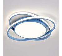 MTNROO Plafonnier De Style Vintage Lampe À Panneau Lumineux Tricolore De Style Européen Lumière Plate Décorative D’intérieur Luminaires Plafond À Économie D’énergie Super Lumineux Pour Chambre, Étude,